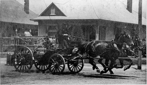 First Fire Engine 1885 — Calisphere