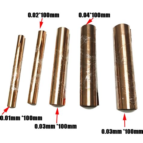 1m Pure Copper Copper Strip Copper Foil Thin Copper Skin Grounding Copper Strip Thick 01mm