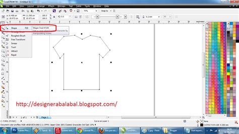 Sebagai acuan untuk membuat logo sendiri ataupun untuk proyek lainnya. Cara Membuat Desain Baju Dengan Corel Draw X6 | Gejorasain