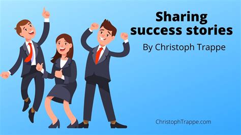 how to share your success stories comfortably and effectively