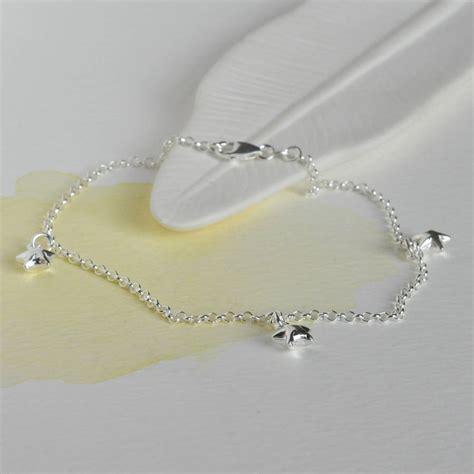 Star Silver Anklet By Peony Love