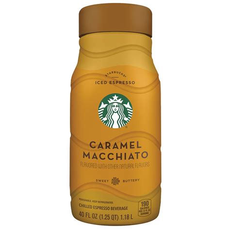Starbucks Iced Espresso Caramel Macchiato Premium Iced Coffee Drink 40