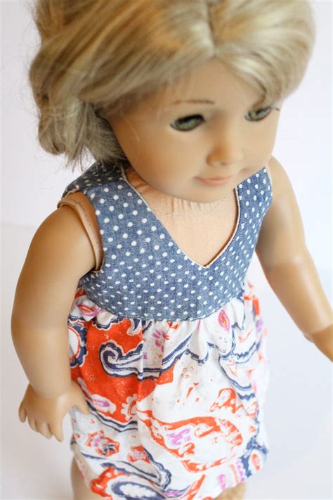 American Girl Doll Clothing Doll Dress Ag Doll Dress 18inch Etsy