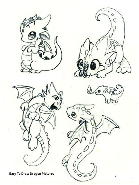 Chibi Dragon Drawing At Explore Collection Of