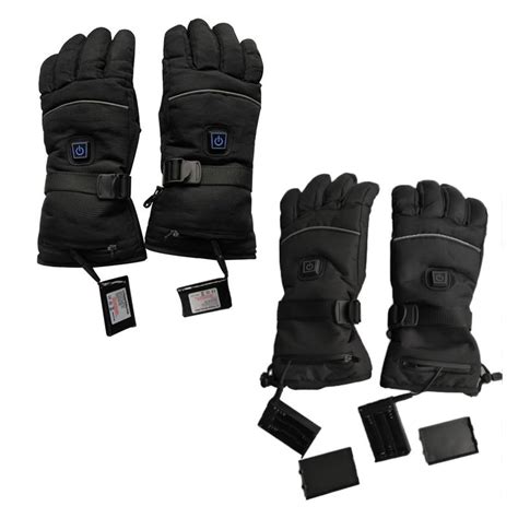 Heated gloves get their power from either an attached battery, your motorcycle battery, or another external battery. 1 Pair Waterproof Heated Gloves Battery Powered For ...