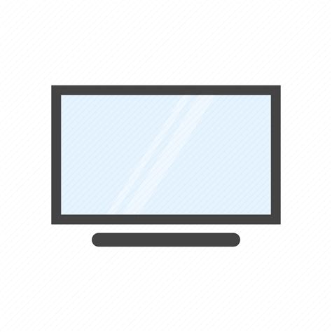 Flat Screen Media Television Tv Icon Download On Iconfinder