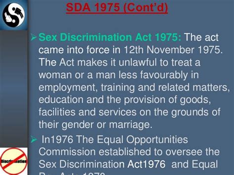 Sex Discrimination Act 1975