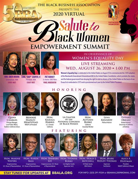 Black Business Association Salute To Black Women