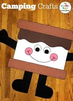Doing camping crafts really make the kids stay busy. Kids will love creating this Smores Man Craft during the ...