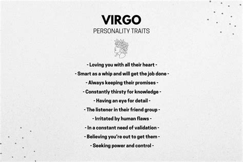 Virgo Traits Sexuality