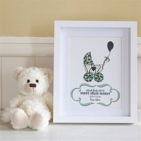 We always have that perfect newborn pesonalised gift. personalised new baby gift print by lovely jubbly designs ...