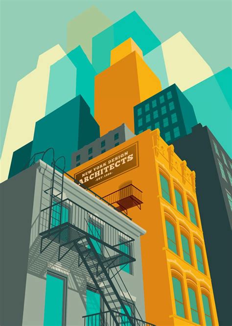 Remko Heemskerk New York Illustration Building Illustration City