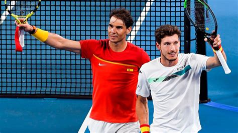 Rafael Nadal Wins Doubles To Help Spain Set Up An Atp Cup Semi Final