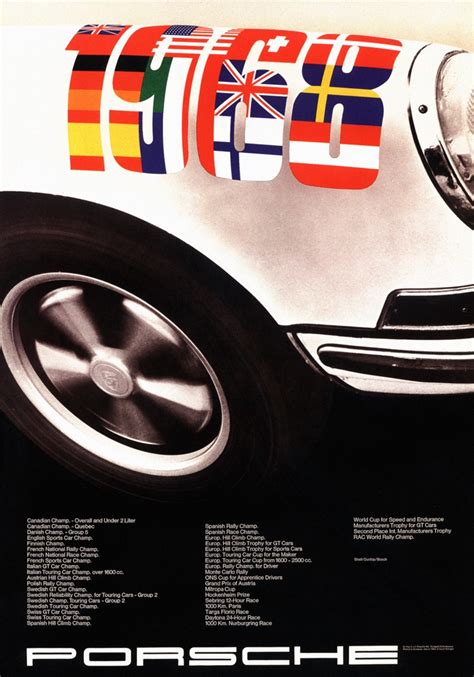Porsche Factory Posters Checklist