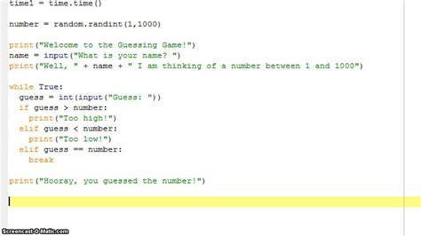 Guessing Game Python 332 Youtube