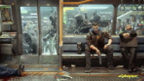 Cyberpunk 2077 Art Ai Downscaled To 360p From Only 4k Scrolller