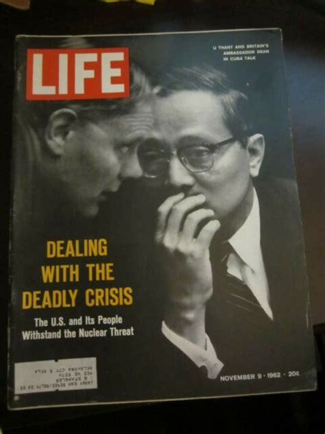 Life Magazine November 1962 Dealing With Crisis Us Its People Nuclear