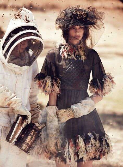 Romantic Bee Keeping Editorials Editorial Fashion Vogue Australia