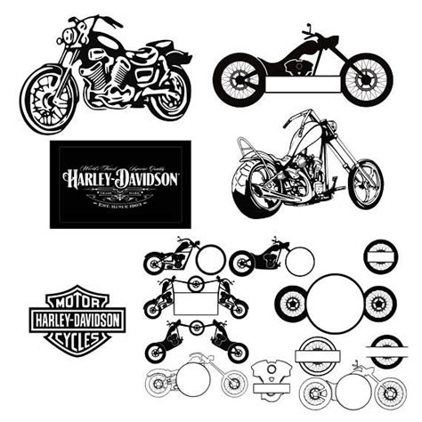 Motorcycle Svg Harley Davidson Svg Decal Svg Files Harley Davidson