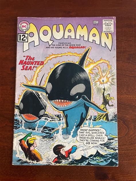 Aquaman 5 Fn Dc Silver Age Comic Book Aqualad Black Manta Atlantis