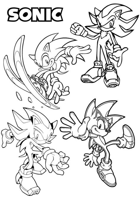 Personajes De Sonic Para Imprimir - Mochos