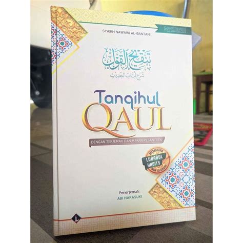 Jual Terjemah Kitab Tanqihul Qaul Tanqihul Qoul Dengan Terjemah Dan