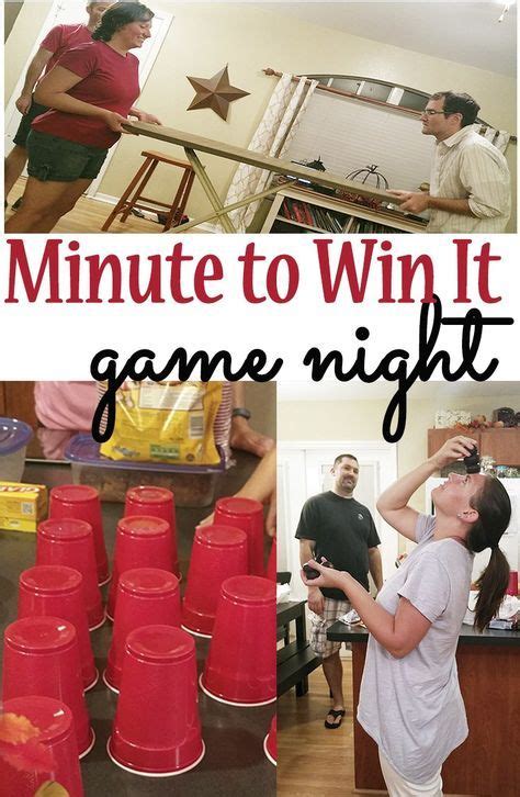 Minute To Win It Game Night Games For Ladies Night Game Night