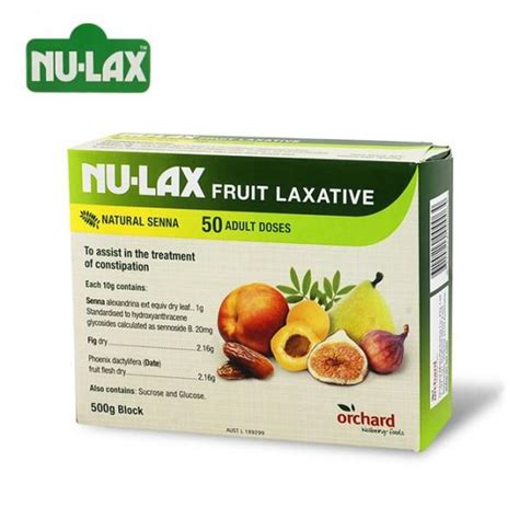 Nu Lax Natural Fruit Laxative Block 500g 50 Doses Fklb Shopee Philippines