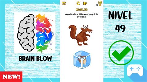 Test and train your brain online with our brain puzzles and games. Brain Blow | Nivel 49 - Ayuda a la ardilla a conseguir la avellana - YouTube