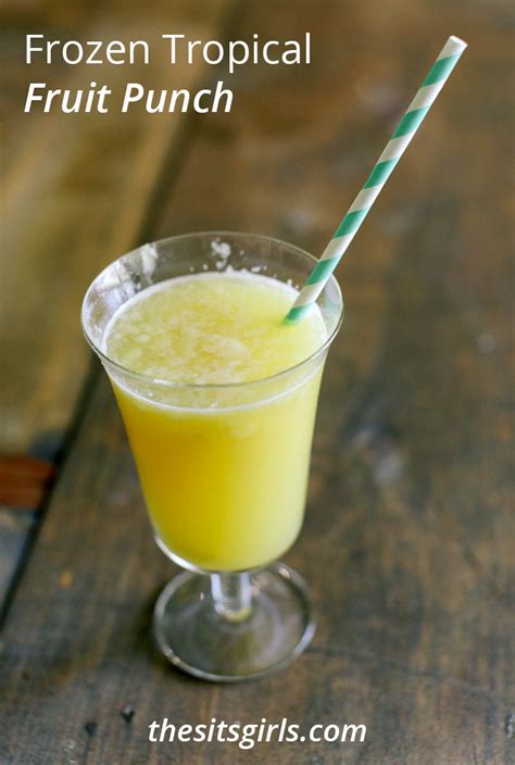 Frozen Tropical Fruit Punch Recipe | Summer Mocktail