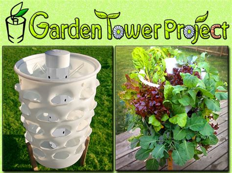 Garden Tower Composting 50 Plants Fresh Food Anywhere By Garden