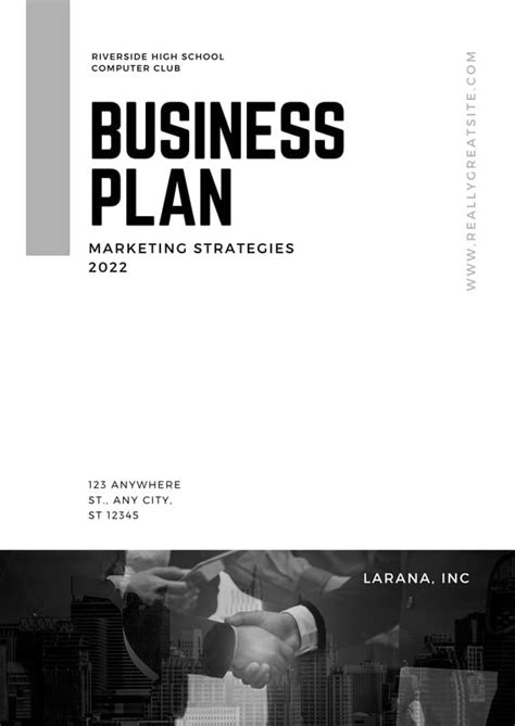 Free Custom Business Plan Cover Page Templates To Print Canva