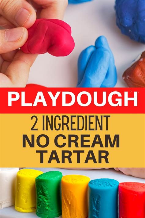 How To Make Homemade Playdough Without Cream Of Tartar Easy Playdough