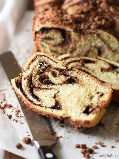 Chocolate Challah Bread Belly Full