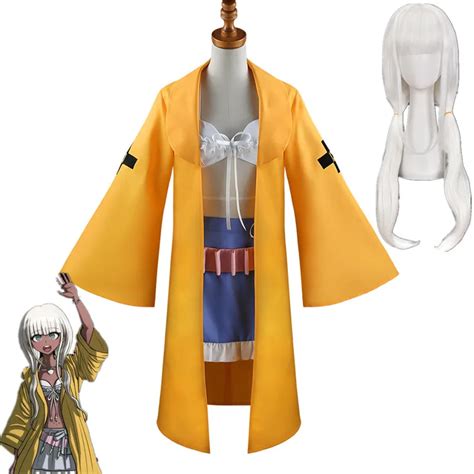 Danganronpa V3 Angie Yonaga Cosplay Costumes Zentai Full Set Uniforms Skirts Cloak Game Costumes