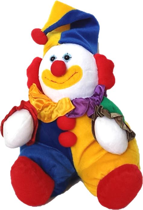 Free Funny Colorful Clown Soft Toy Png Image