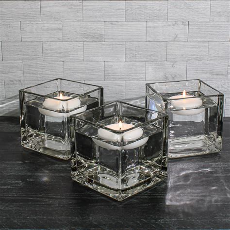 Richland Square Glass Cube Vase 5 Set Of 12 Save On Crafts