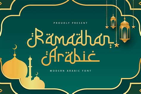 Ramadhan Arabic Modern Arabic Font Font Kong