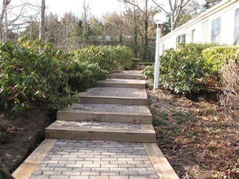Brick lends itself to no small number of walkway ideas and design options. 26 best Timber Stairs images on Pinterest | Landscape ...