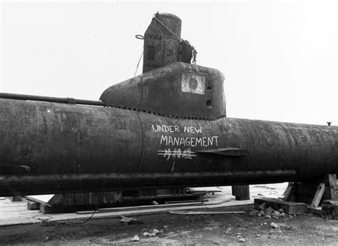 Kairyu Class Submarine At The Yokosuka Naval Base 7 September 1945