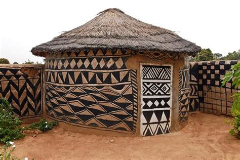 Burkina Faso Traditional House In Tiebele Traditional Houses