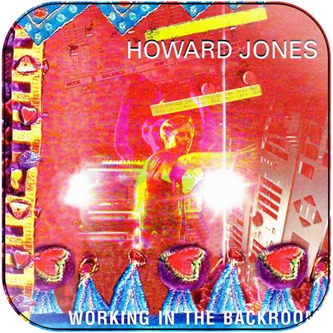 Howard Jones Working In The Backroom Album Cover Sticker