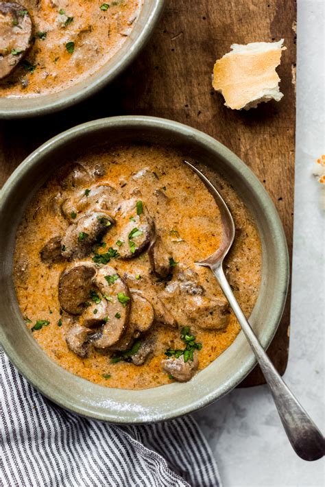 Add the wine and deglaze the pan. Soul-Warming Creamy Hungarian Mushroom Soup Recipe ...