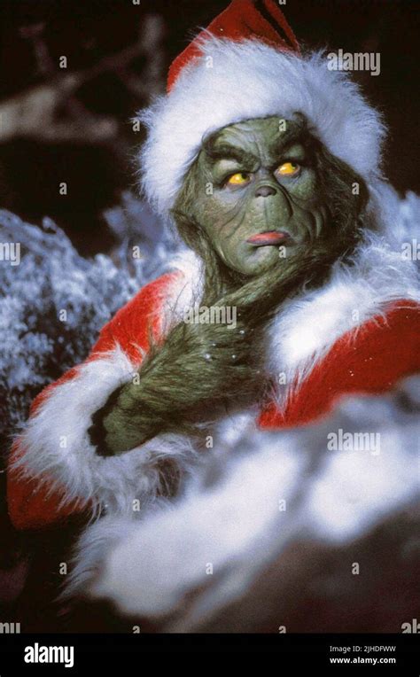 Jim Carrey How The Grinch Stole Christmas 2000 Stock Photo Alamy
