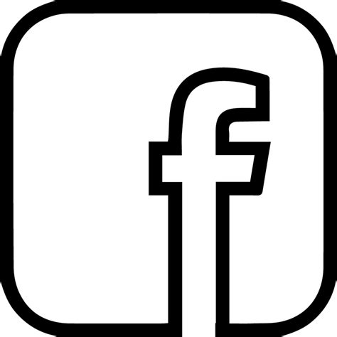 Facebook Logo Facebook Logo Transparent White 1000x1000 Png Download