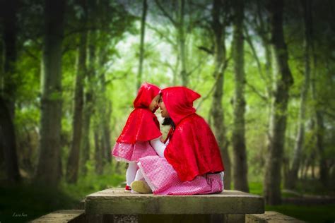 Little Red Riding Hood With Her Momperfect Moment