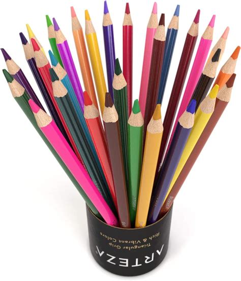 Buy Arteza Colored Pencils For Adult Coloring 48 Colors Soft Drawing