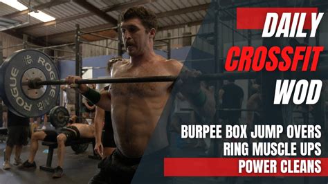 Can You Complete 5 Rounds Amrap 20 Of Burpee Box Jump Overs Ring