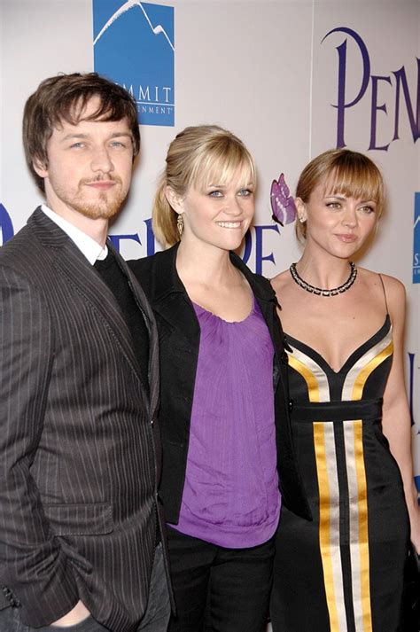 James Mcavoy Reese Witherspoon Christina Ricci At Arrivals For