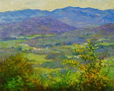 Blue Ridge Mountains In September By Julia Lesnichy